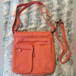 Lug Monorail Coral Convertible Crossbody Bag